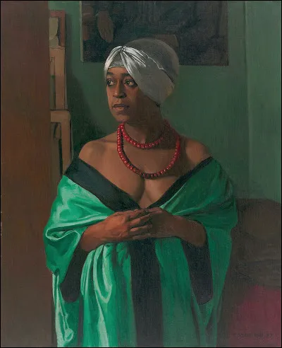 Qui a peint cette femme au collier ?
