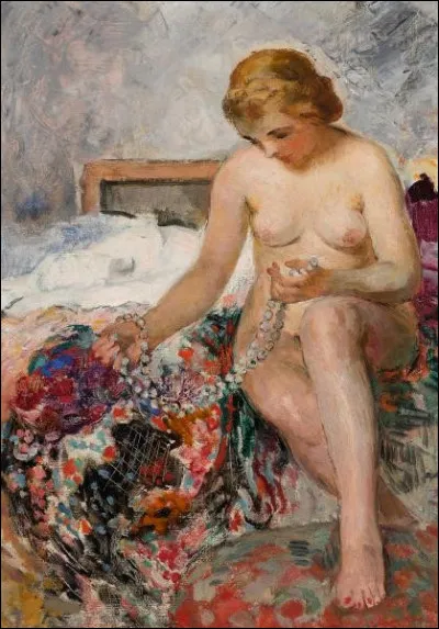 &Agrave; qui doit-on ce "Nu au collier de perles" ?