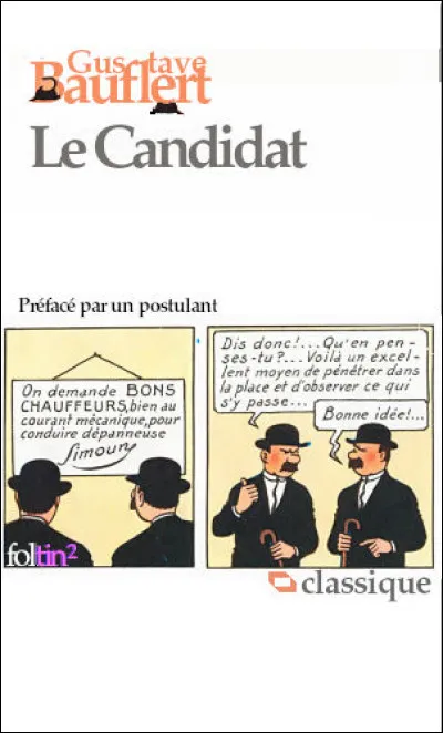 Récréation > Mis à part qu'elle soit l'unique pièce de théâtre sous forme de vaudeville de Flaubert, que vous inspire cette couverture ?