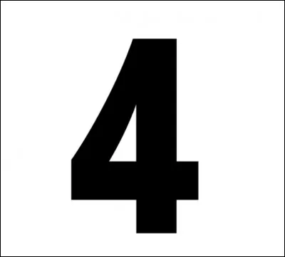 Comment écrit-on 4 en italien ?