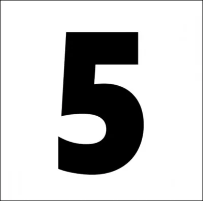 Comment écrit-on 5 en italien ?