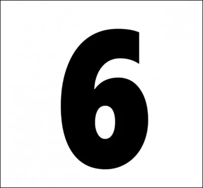 Comment écrit-on 6 en italien ?