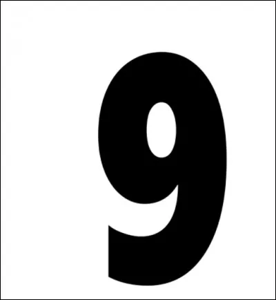 Comment écrit-on 9 en italien ?