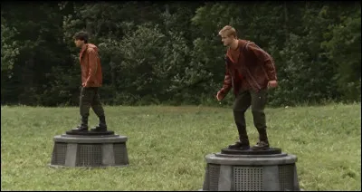 Combien de temps les Tributs doivent-ils attendre sur leur piédestal avant de s'élancer pour commencer le jeu ?