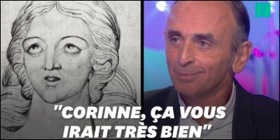 À qui a-t-il dit que ses parents s'étaient trompés en ne la nommant pas d'après le calendrier chrétien et il l'a ensuite appelé Corinne ?