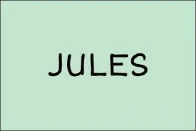 En argot, qu'est-ce qu'un "Jules" ?