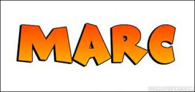 Lequel de ces trois "Marc" n'exerce pas la même profession que les deux autres ?