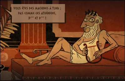 Comment Léonidas décrit-il les Athéniens ?