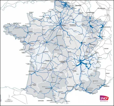 Quel est le seul département de France à ne pas posséder de lignes voyageurs SNCF ?