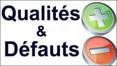 Quel défaut te correspond le plus ?