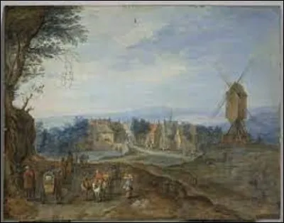 On revient dans le baroque. Quel membre de ce mouvement a réalisé ce tableau nommé ''Paysage au moulin à vent'' en 1597 ?