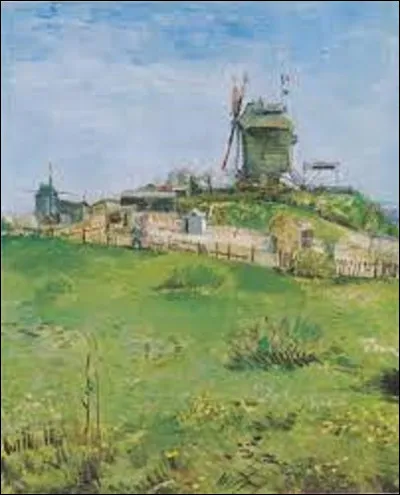 Quel postimpressionniste a exécuté ce tableau, qui est aussi le sujet et le titre de plusieurs de ses toiles en 1886, nommé ''Le Moulin de la Galette'' ?
