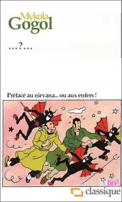 Troublante description de la médiocrité humaine et bien qu'inachevée, une des œuvres maîtresses de la littérature russe. Quel est son titre ?