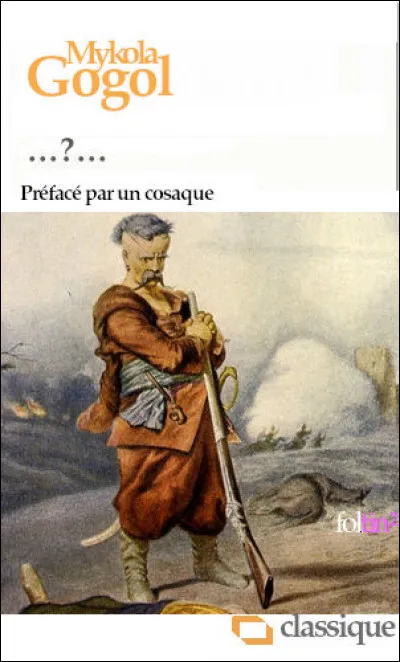 Un roman historique dans lequel apparaîtrait l'un de ses ancêtres, l'hetman Ostap Gogol. Quel est le titre ?