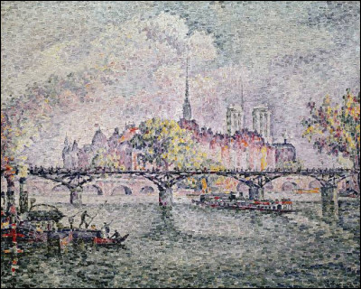 À quel artiste faut-il attribuer le tableau "Île de la Cité, Paris" ?