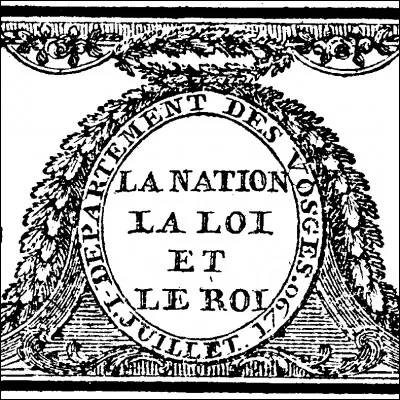 Avec la chute de la royaut&eacute;, un d&eacute;cret supprime la l&eacute;gende : "La loi, le roi". Quand est-il adopt&eacute; ?