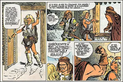 Une "héroïc fantasy" aux nombreux personnages (déjà 4 à la lettre A !) : trouvez la seule héroïne aussi courte vêtue que ses réparties sont percutantes !