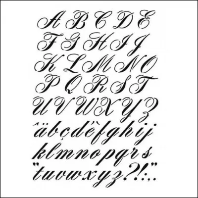 Quelle est la première lettre de ton prénom ?