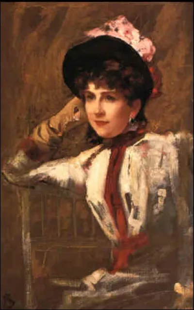 Qui a représenté cette "Femme assise au chapeau fleuri" ?