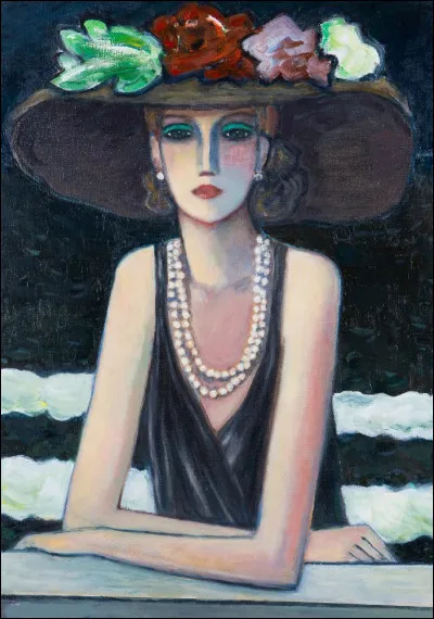 Qui a immortalisé cette belle sous son chapeau à fleurs ?