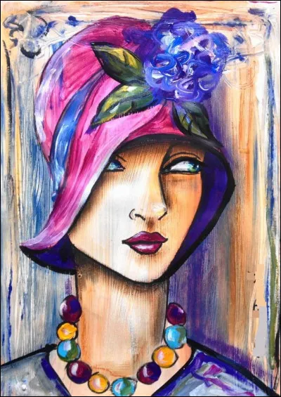 Sous le pinceau de qui est né ce chapeau fleuri ?