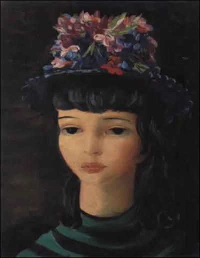 Qui a peint cette "Jeune Fille au chapeau fleuri" ?
