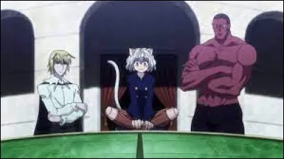 Les gardes royaux de Meruem se nomment : Neferupito, Motuyupi et Shaupufu.