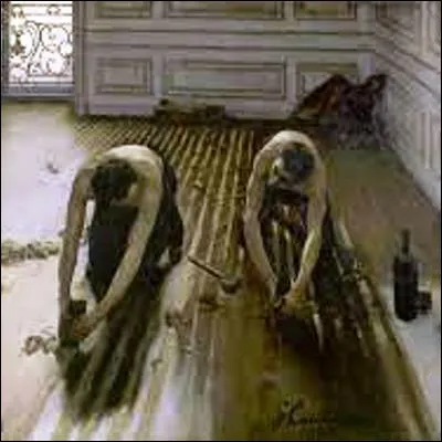 Quel peintre fran&ccedil;ais a r&eacute;alis&eacute; la toile "Les Raboteurs de parquets" ?