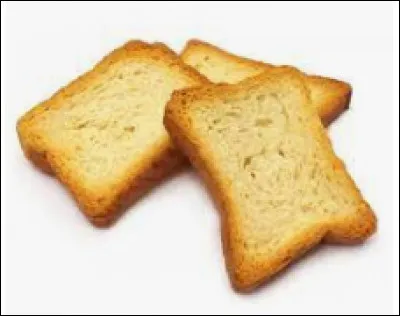 Il prend des biscottes au petit déjeuner.