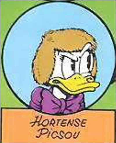 Hortense Picsou est la mère de Donald Duck.