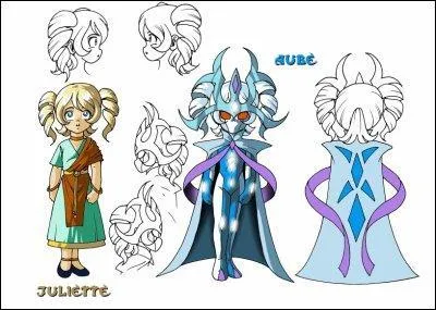 Qu'elle est la vraie forme de ce personnage  votre droite ?