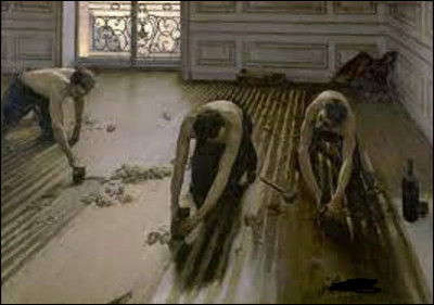 En 1875, quel impressionniste a réalisé cette toile intitulée ''Les Raboteurs de parquet'' ?