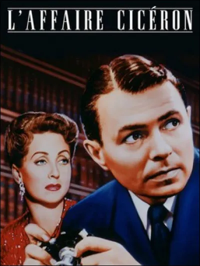 "L'Affaire Cicéron" est un film américain de 1952 qui s'inspire de faits réels survenus lors de la Seconde Guerre mondiale. Qui est le réalisateur de ce film d'espionnage au service du IIIe Reich ?