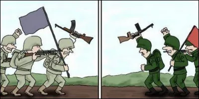 Il s'agit d'un conflit armé entre deux nations.