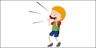 On le pousse lorsqu'on éprouve une peur intense.