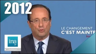 François Hollande, candidat socialiste en 2012, était alors ...