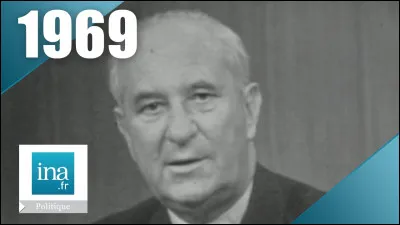 Gaston Defferre, candidat en 1969, était alors ...