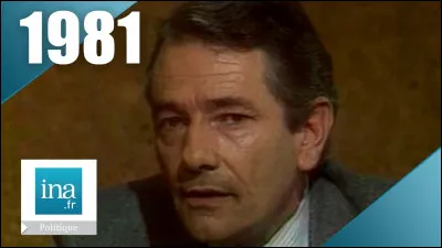 Michel Crépeau, candidat en 1981, était alors maire de ...
