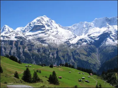Quel est ce sommet des Alpes bernoises en Suisse qui culmine à 4 158 m d'altitude ?