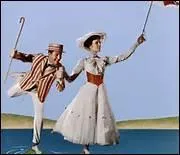 Que se passe-t-il quand on saute sur les tableaux peints sur le trottoir par l'ami de Mary Poppins ?