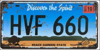 Il y aurait eu ici beaucoup de (massacres de) bisons... avant que cet état ne devienne "Le jardin de la paix". Lequel est-ce ?