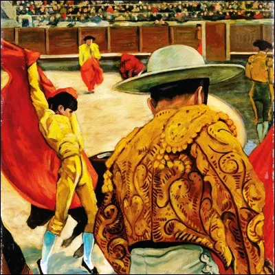 Quel peintre français a créé la toile "Le Matador dans larène" ?