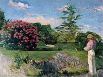 Entre 1866 et 1867, quel impressionniste a immortalisé cette scène intitulée ''Le Petit Jardinier'' ?