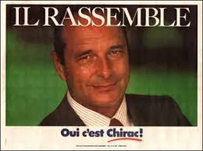 A quelle élection cette affiche de Chirac correspond-elle ?