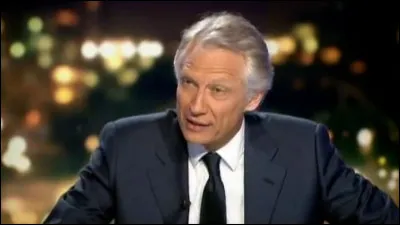 Dominique de Villepin avait annoncé, lors du journal de 20 heures de TF1, sa candidature à l'élection présidentielle. 
Pendant la campagne, il est crédité de 1 à 3 % d'intentions de vote. Il renonce, faute d'avoir obtenu les 500 signatures nécessaires et n'apporte son soutien à aucun candidat. C'était en ...