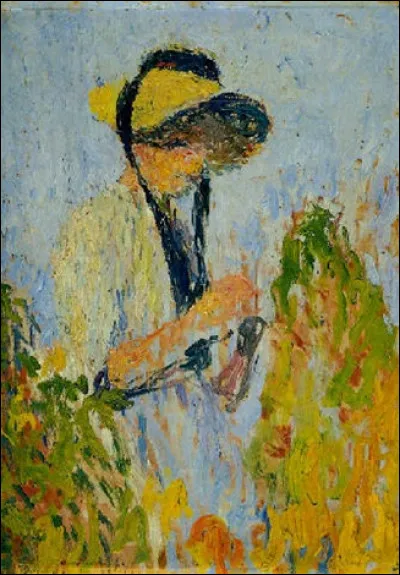 Qui a représenté "La Femme au chapeau de paille et au ruban noir" ?