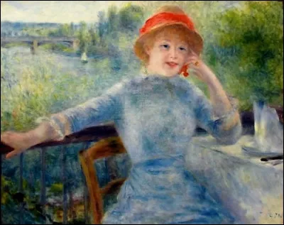 On remarque le ruban orangé sur le chapeau d'Alphonsine ! Pour qui posait-elle ?