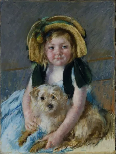 Qui a imaginé ce joli ruban sur ce chapeau de fillette ?