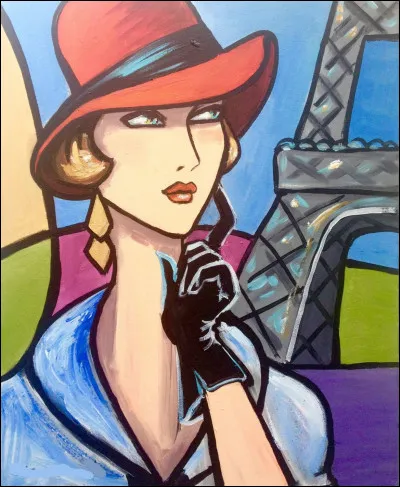 Qui a imaginé ce joli ruban sur ce chapeau rouge