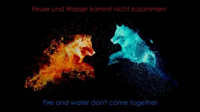 Complétez : 
"Sie schwimmt vorbei, bemerkt mich..."